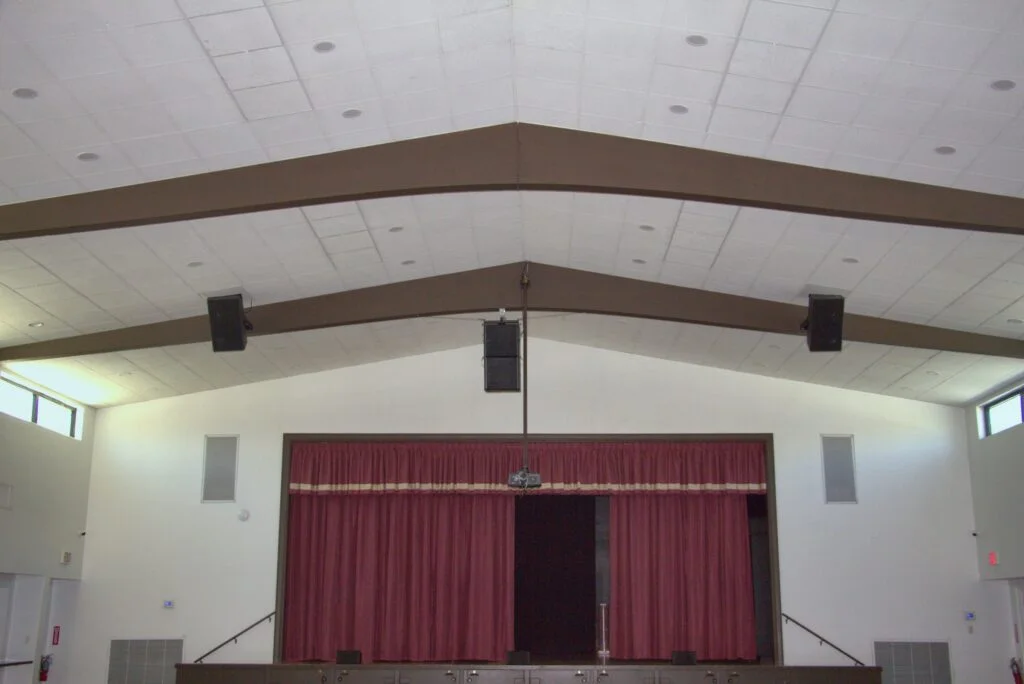 St. Edward Catholic Church Family Center audio system in Corona