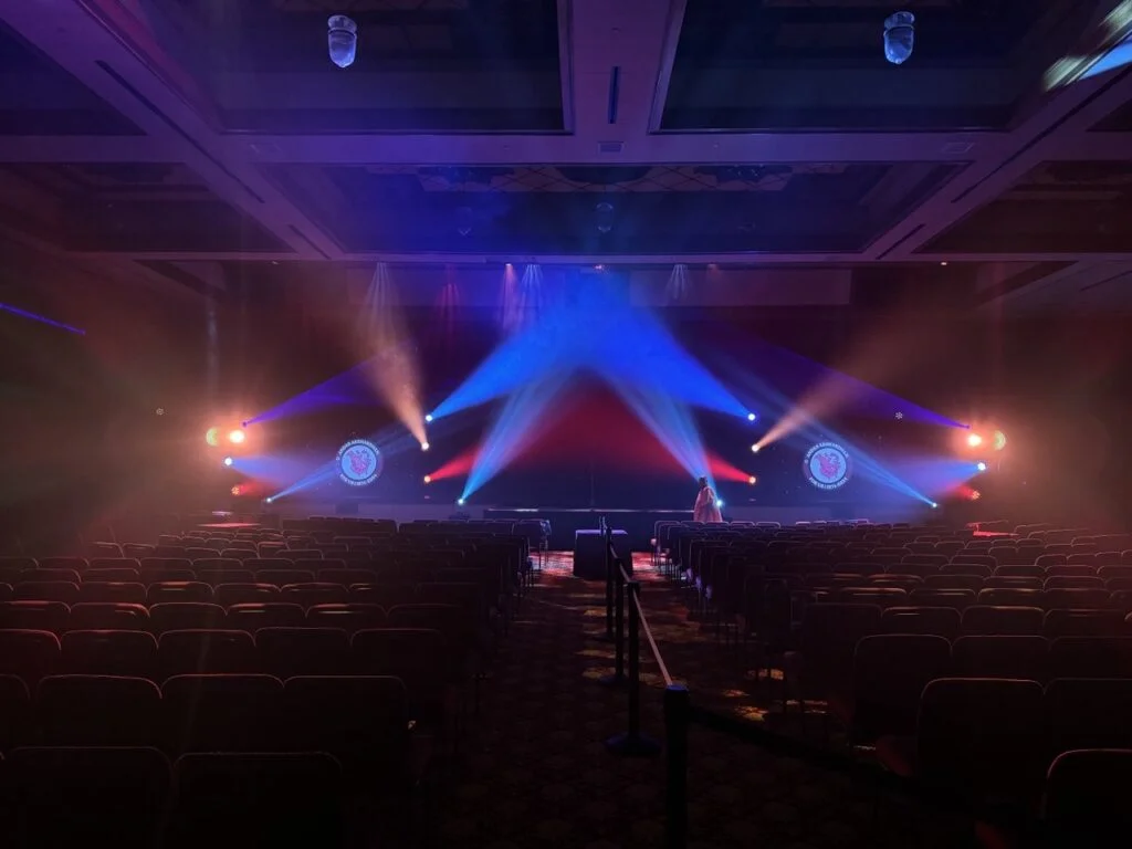 Stage lighting and lasers for BAPS Chino Hills by Unity Logics – photo 1