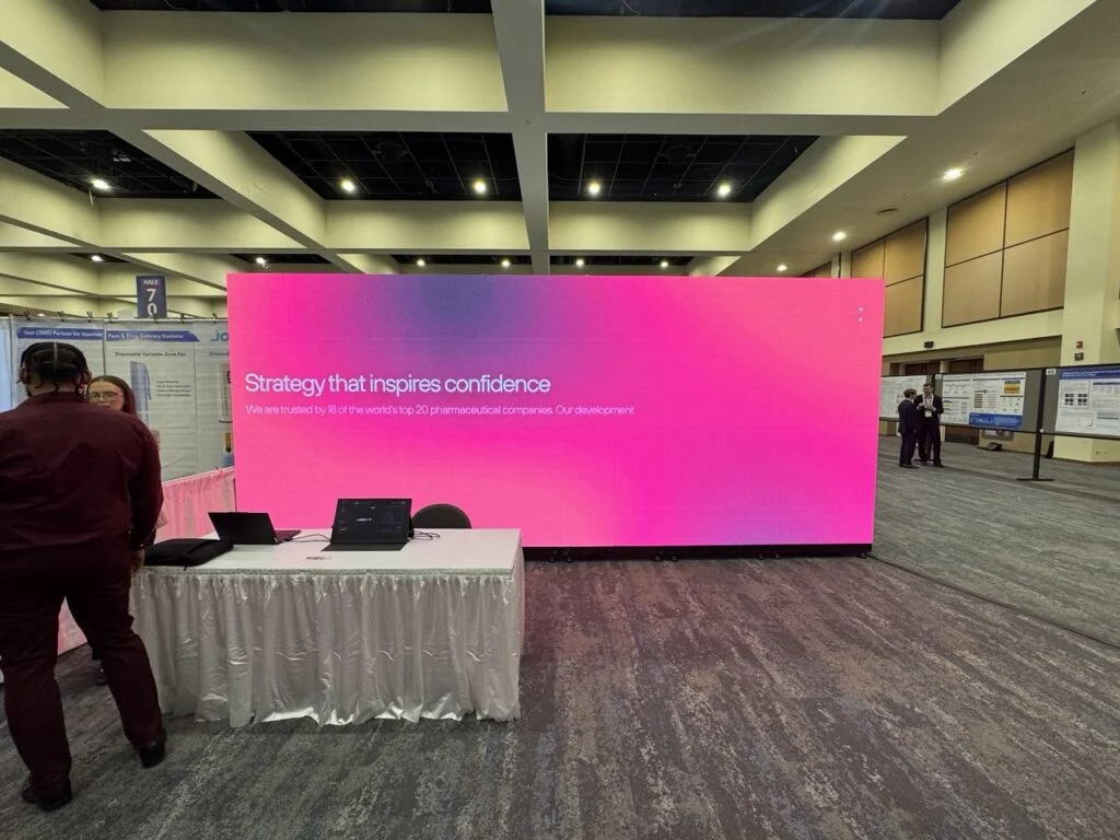 20 ft LED wall at Palm Springs Convention Center