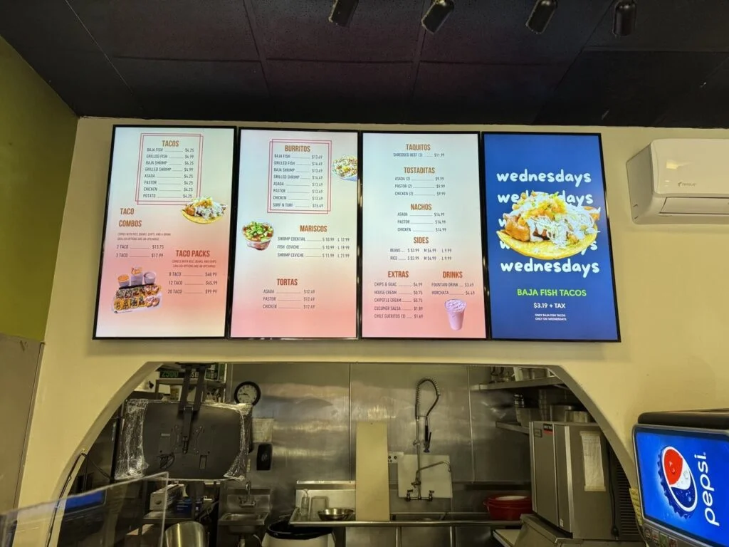 Digital menu boards installed in Chino, CA by Unity Logics &ndash; photo 1