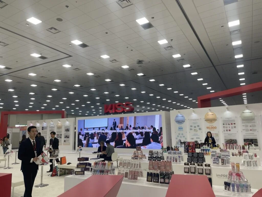 Trade show booth LED wall, Anaheim Convention Center