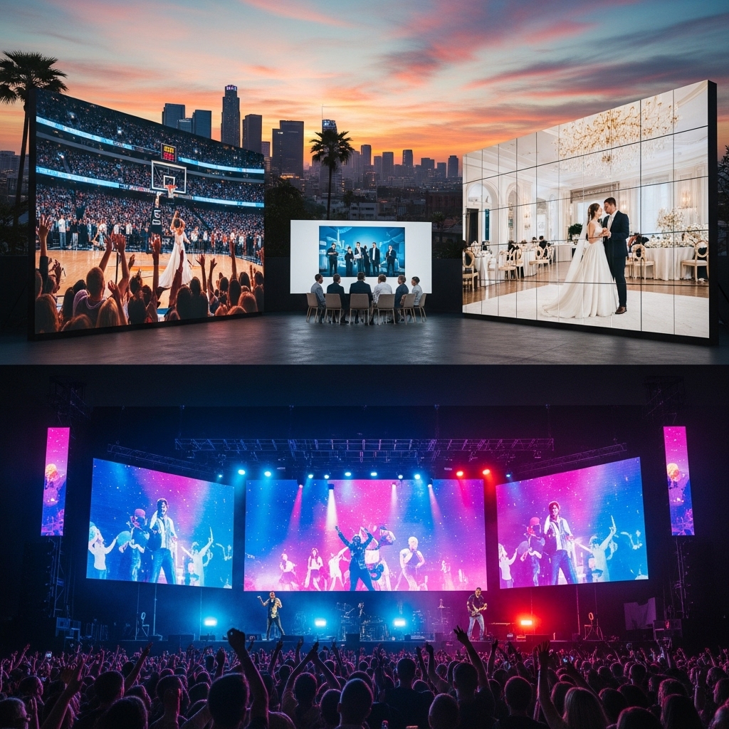 Why Rent LED Screens in Los Angeles?