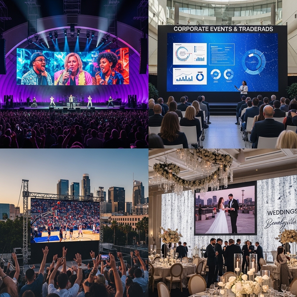 Why Rent LED Screens in Los Angeles?​