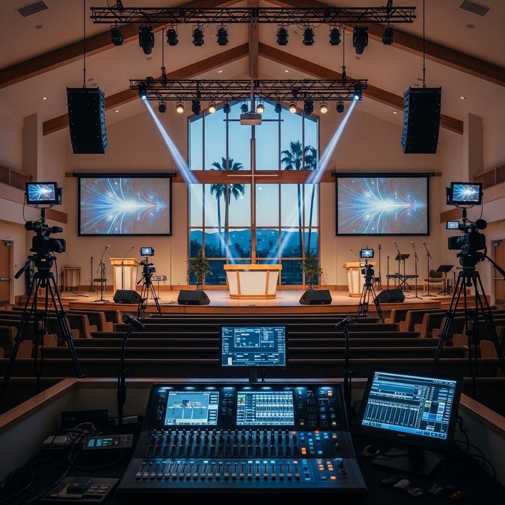 Church AV Installation Ontario, CA | Audio, Video & Lighting Solutions