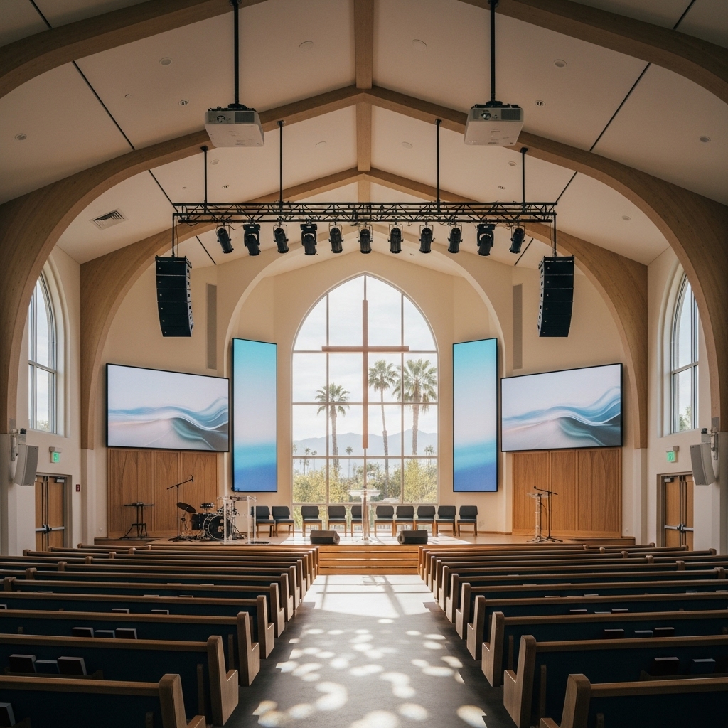 Church AV Installation Ontario, CA