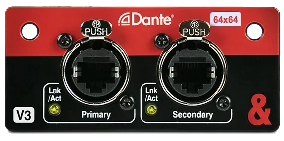 Allen & Heath SQ Dante 64×64 Card