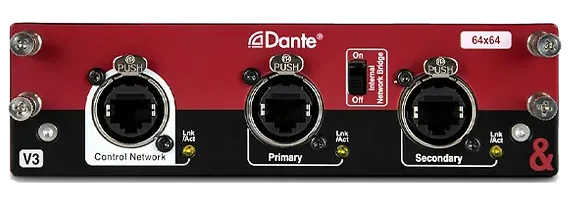 Allen & Heath Dante 64×64 Card (dLive / Avantis)