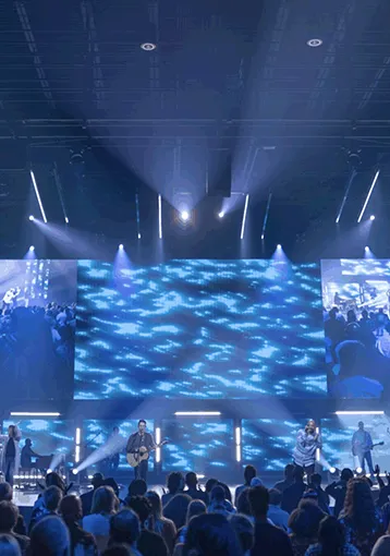 Concert LED display application