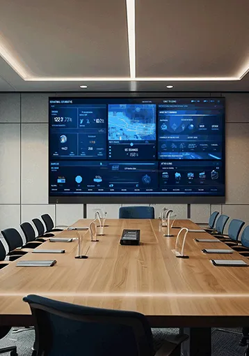 Conference LED display application