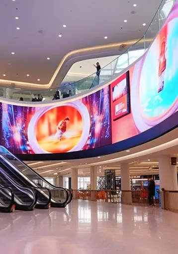 Shopping mall LED display application