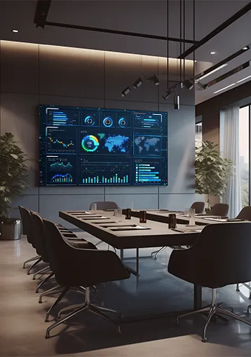 Conference LED display application