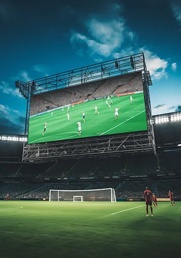 Stadium LED display application