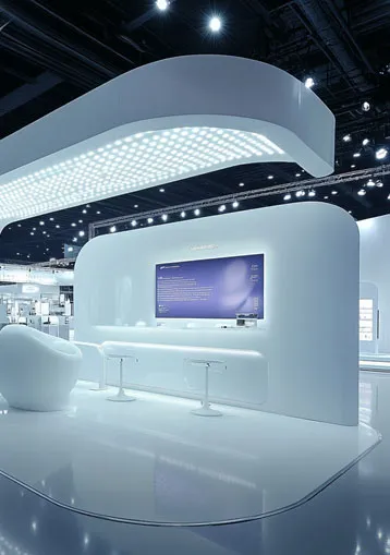 Exhibition hall LED display application