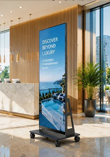 Premium Hotel LED display application