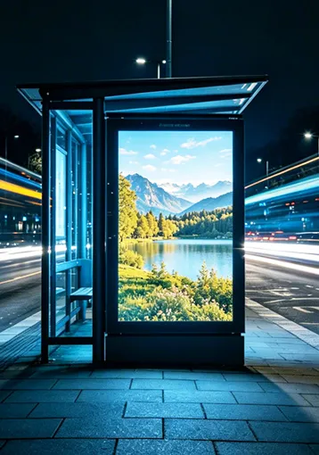 Bus Station LED display application