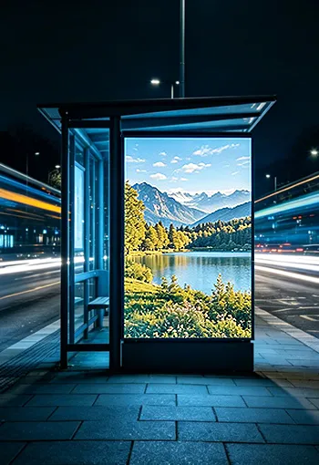 Bus Station LED display application
