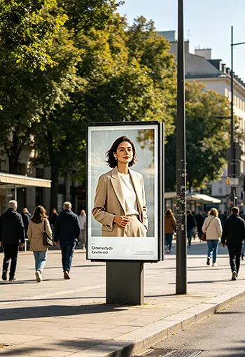Outdoor advertising LED display application