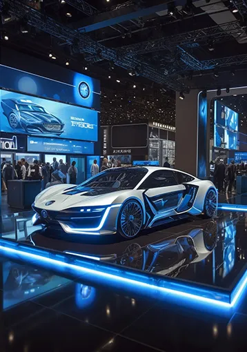 Car show LED display application